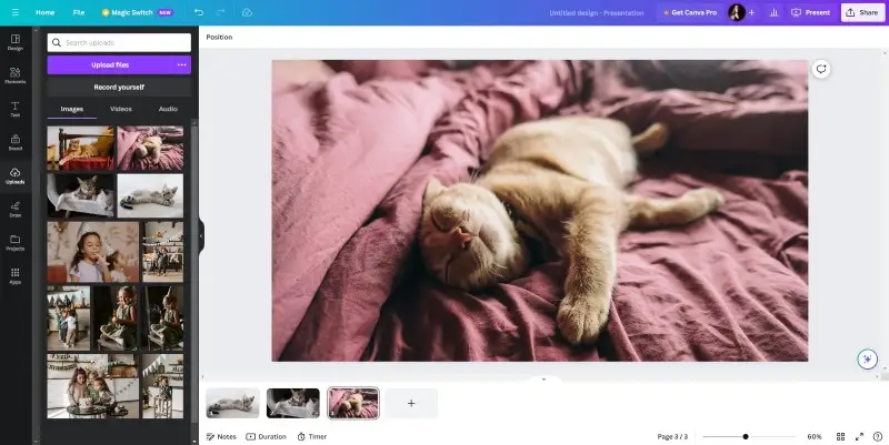 Slideshow maker Online slideshow creator